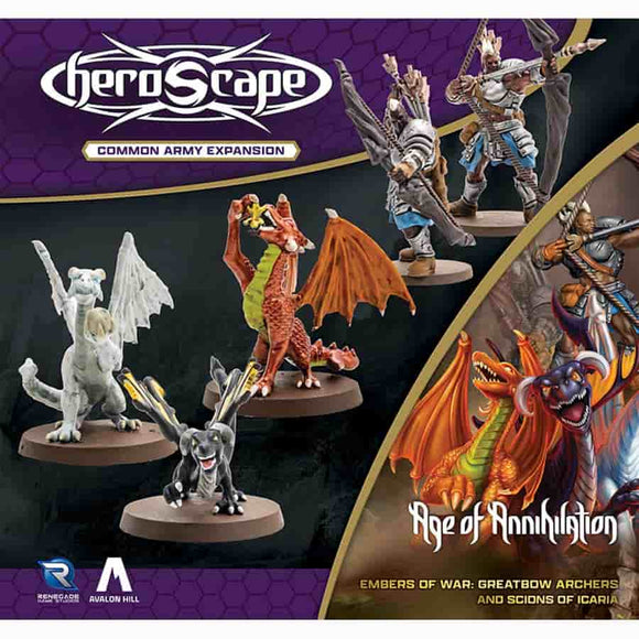 Heroscape: Greatbow Archers & Scions of Icaria Common Army Expansion (2 Options) Miniatures Renegade Game Studios