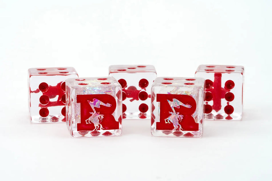 Risk 22mm Dice Set: Offense and Defense Dice Dice FanRoll by Metallic Dice Games