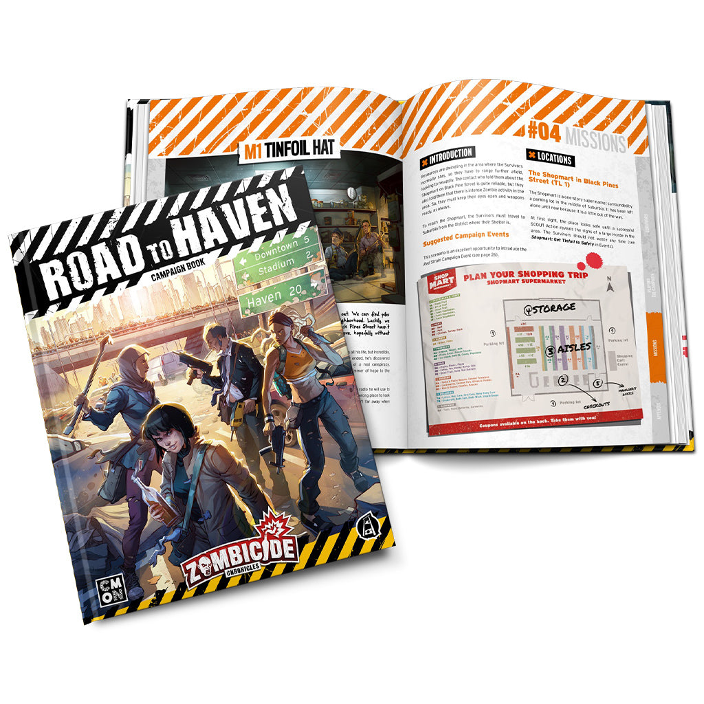 Zombicide Chronicles RPG Road to Haven Role Playing Games Asmodee Zombicide RPG Road to Haven  