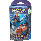 Disney Lorcana TCG: Ursula's Return Starter Decks (2 options) Trading Card Games Ravensburger LOR UR SD Sapphire & Steel  