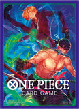 One Piece TCG 70ct Official Sleeves Assortment 5 (4 options) Supplies Bandai DP Zoro & Sanji  