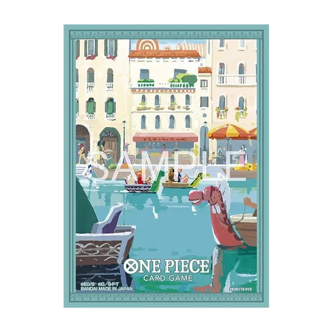 ONE PIECE Card Game Official Sleeve Assotrment Vol. 7 Limited Edition Trading Card Games Bandai OP Sleeve V7 Water 7
