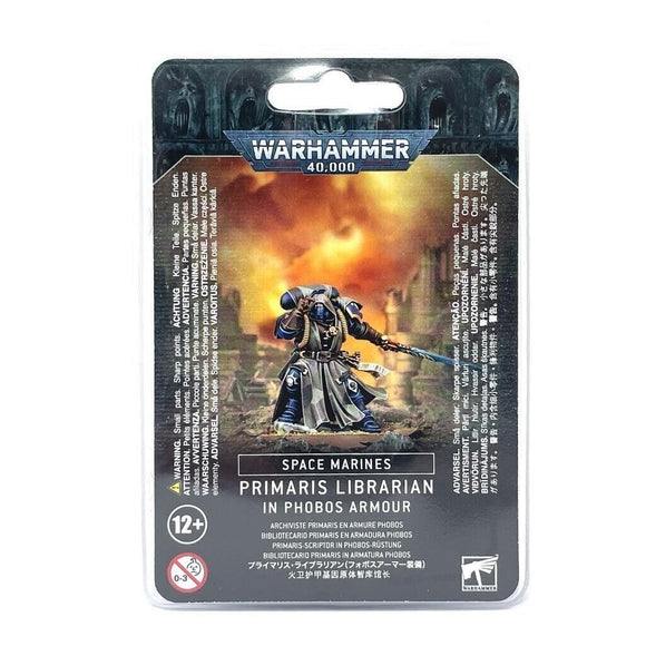 Warhammer 40K Space Marines: Primaris Librarian in Phobos Armor Miniatures Games Workshop   