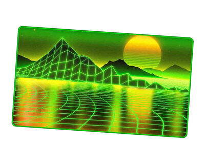 1UP Premium Playmat - Retrowave Artifact Supplies Infinite Black