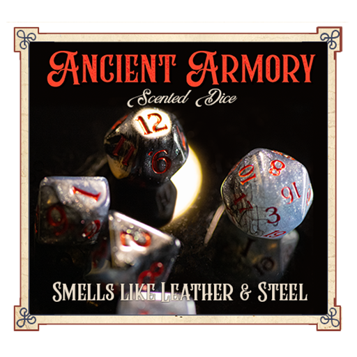 Scented Dice by Baron Smellybones - Ancient Armory Dice Studio Woe