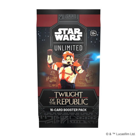 Star Wars Unlimited [TWI] Twilight of the Republic Boosters Trading Card Games Fantasy Flight TWI Booster Pack