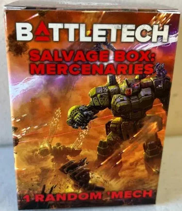 BattleTech Salvage Box: Mercenaries Blind Box Miniatures Catalyst Game Labs