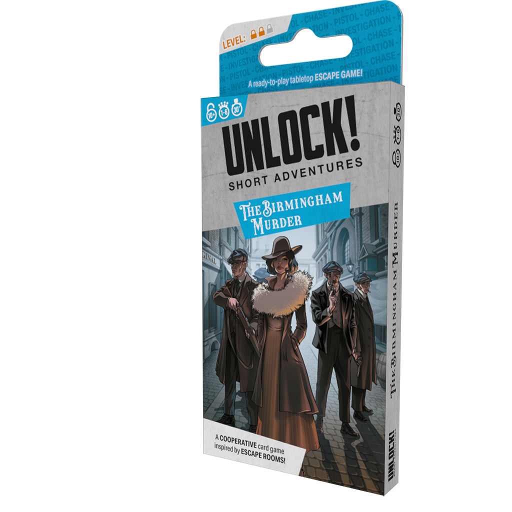 Unlock! Short Adventures 9: The Birmingham Murder Puzzles Space Cowboys   