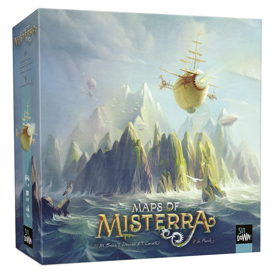 Maps of Misterra Board Games Other   