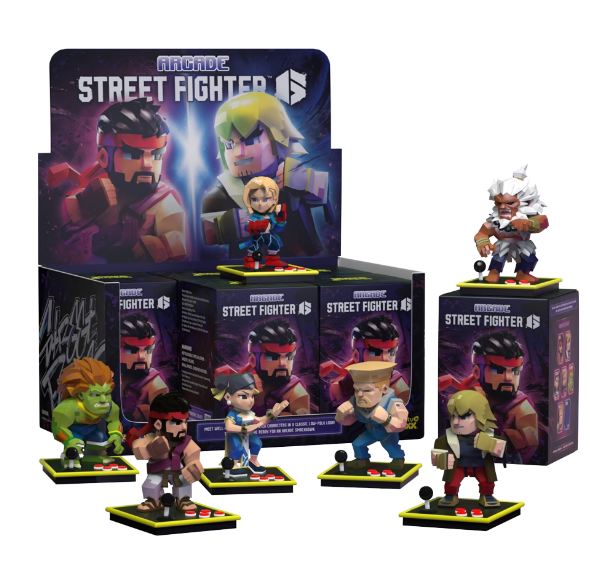 Mighty Jaxx Arcade: Capcom Street Fighter Pixel Series Blind Box Toys Pepper Joy