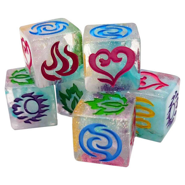 Teatime Adventures Harmony Dice 6d6 Dice Snowbright Studio