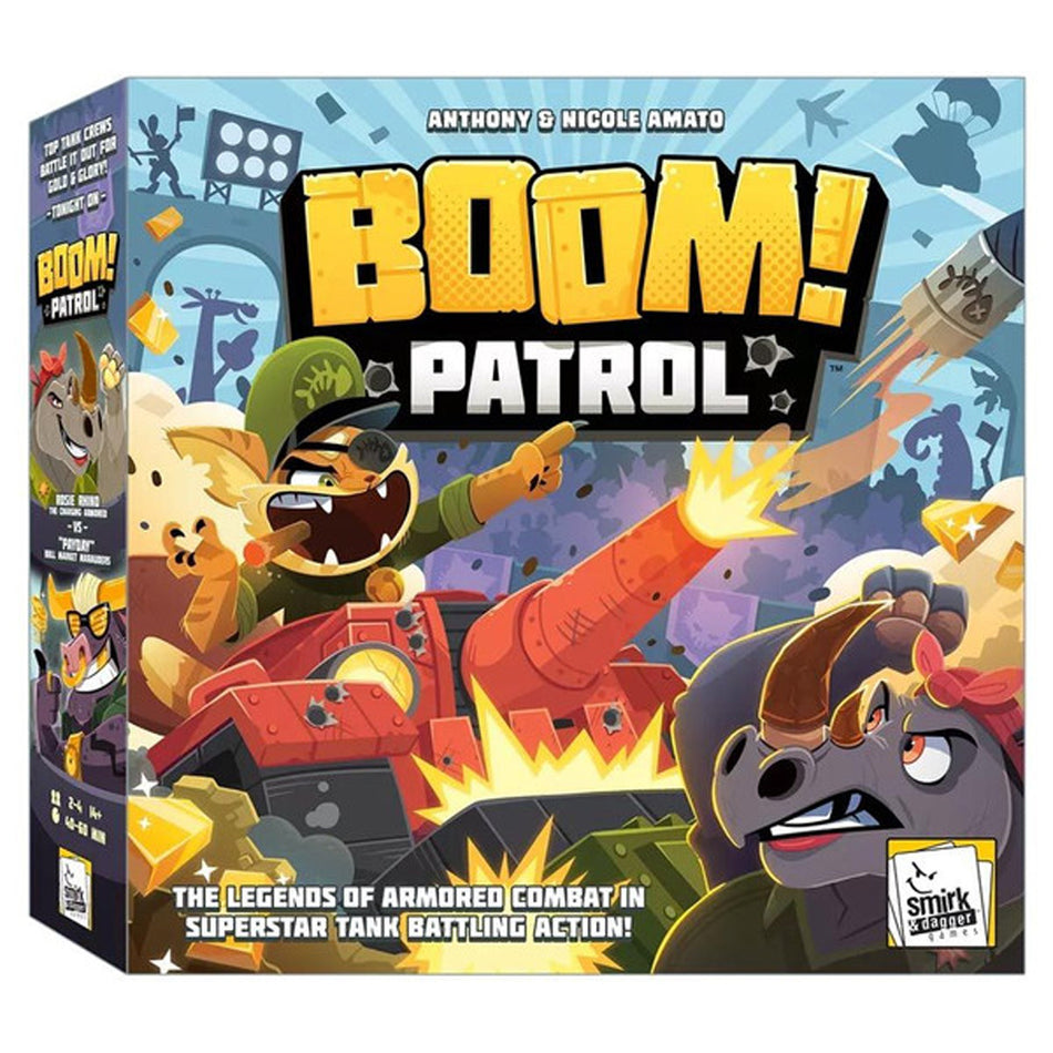 BOOM! Patrol Deluxe Edition Board Games Smirk & Dagger