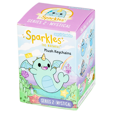 Squishables Sparkles the Narwhal S2: Mystical Mystery Box Toys Squishable