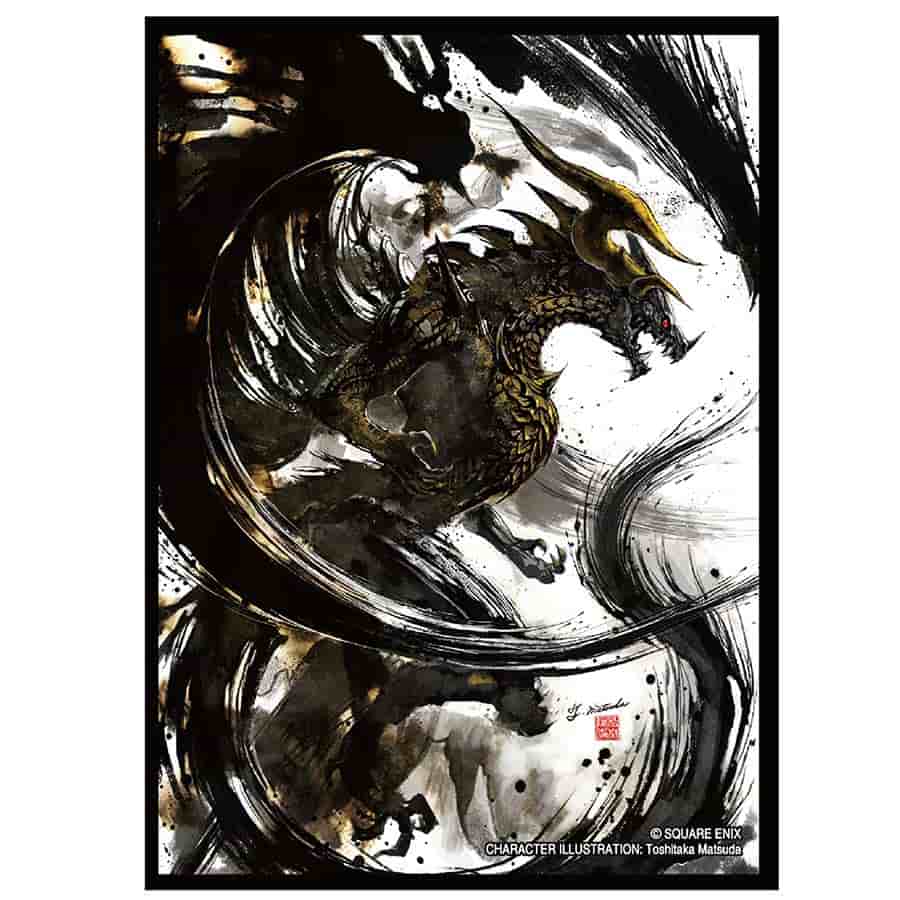 Final Fantasy Card Sleeve Series (7 Options) Supplies Common Ground Games FF Sleeves Bahamut