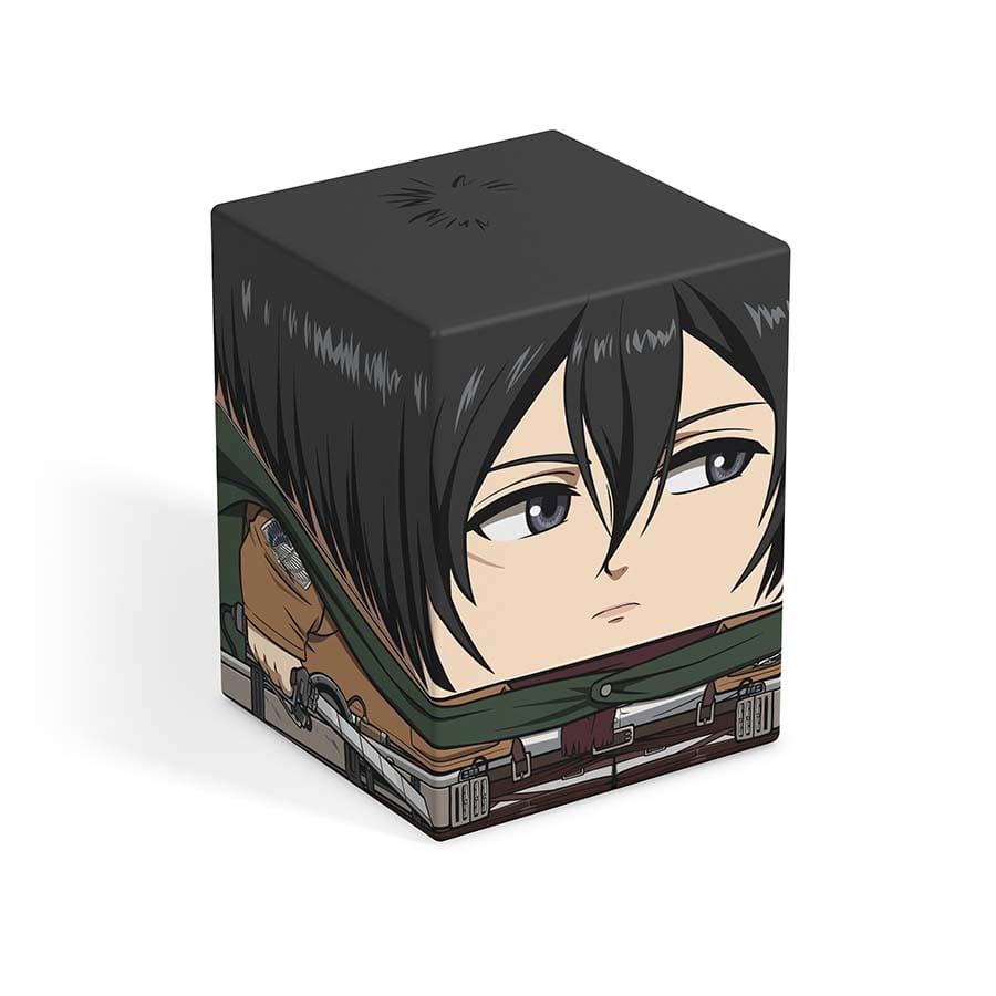 Squaroes Attack on Titan Deck Box - Mikasa Ackermann Supplies Ultimate Guard SQR Mikasa A