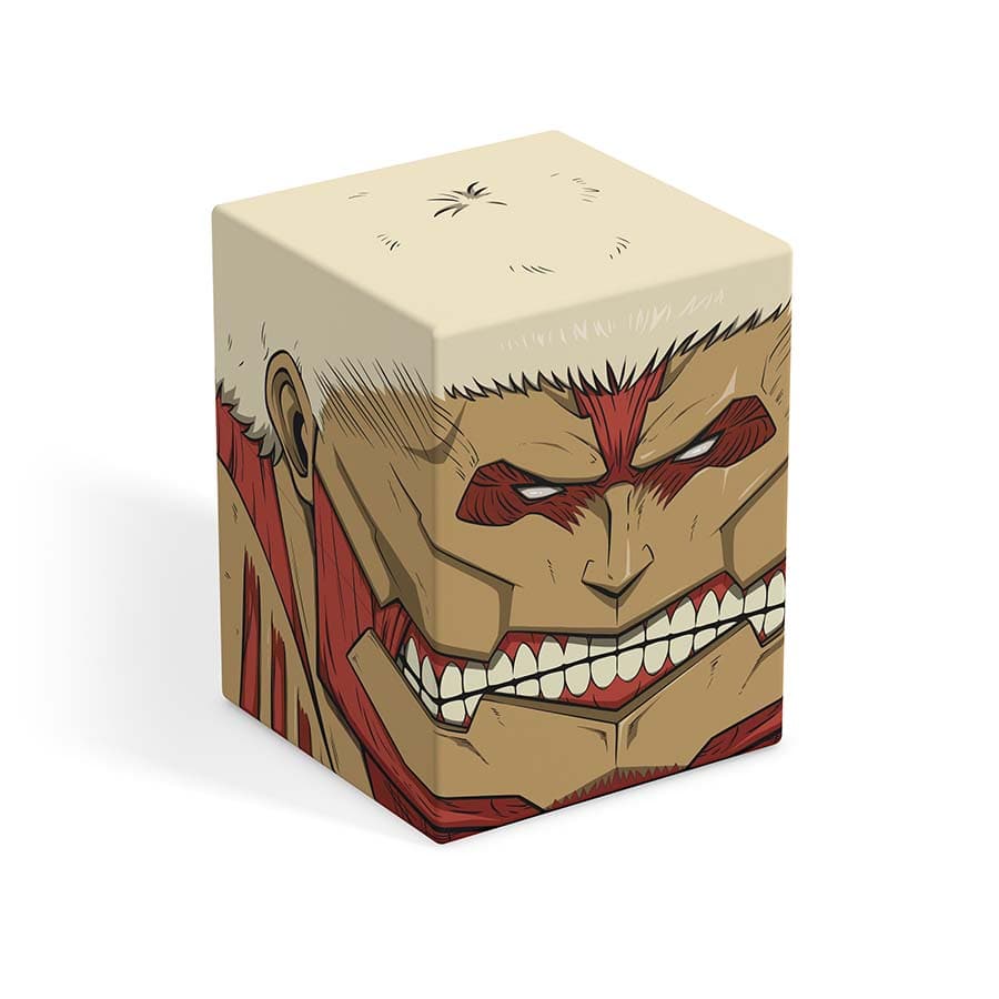 Squaroes Attack on Titan Deck Box - Armored Titan Supplies Ultimate Guard SQR Armored Titan