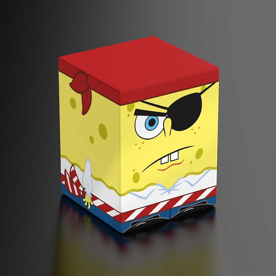 Squaroes Spongebob Squarepants Deck Box - Pirate Spongebob Supplies Ultimate Guard SQR Pirate Spongebob