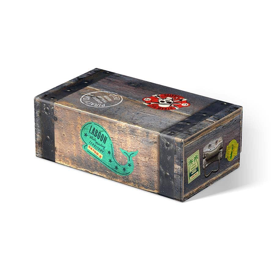 SQUAROES: ARKHIVE 800 ONE PIECE (WAVE 1): WOODEN CHEST COLLECTORS CASE Supplies Ultimate Guard SQR Case OnePiece