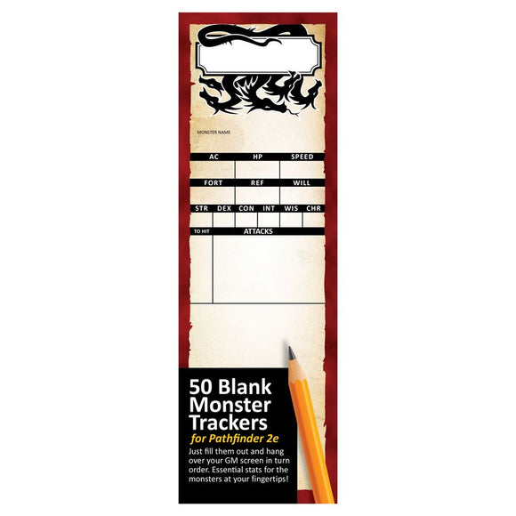 Pathtrackers: 2e Monster Trackers Role Playing Games Other   