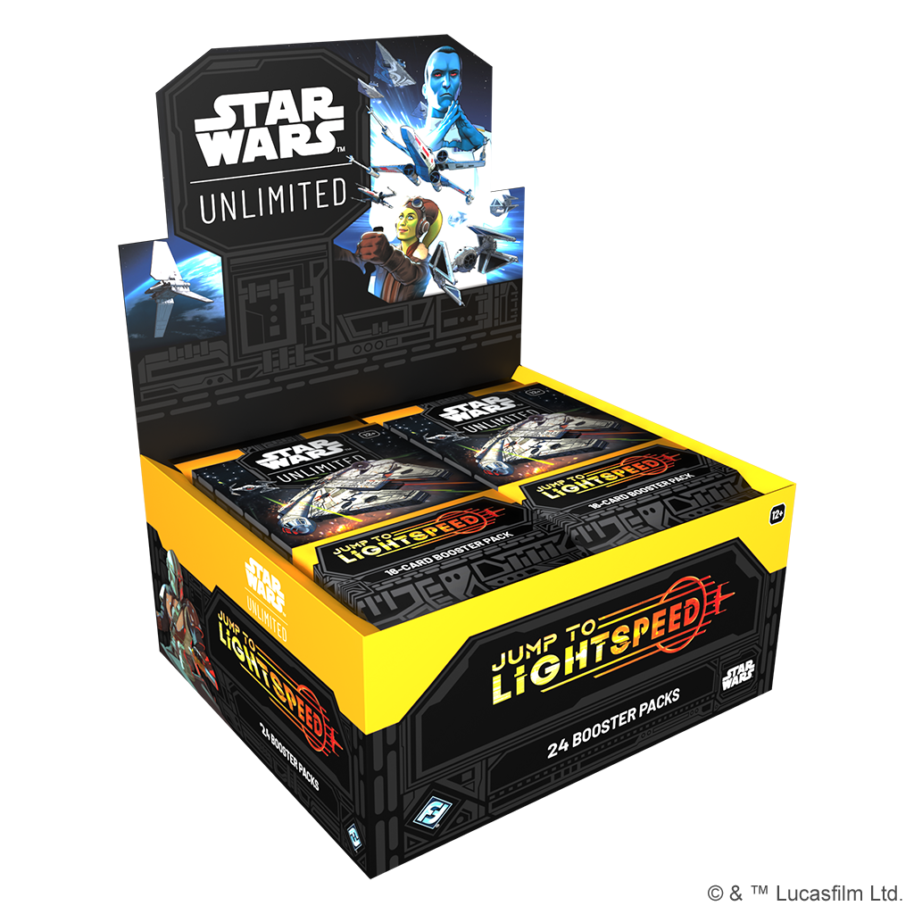 Star Wars Unlimited [JTL] Jump to Lightspeed Boosters (2 options) Trading Card Games Fantasy Flight JTL Booster Box