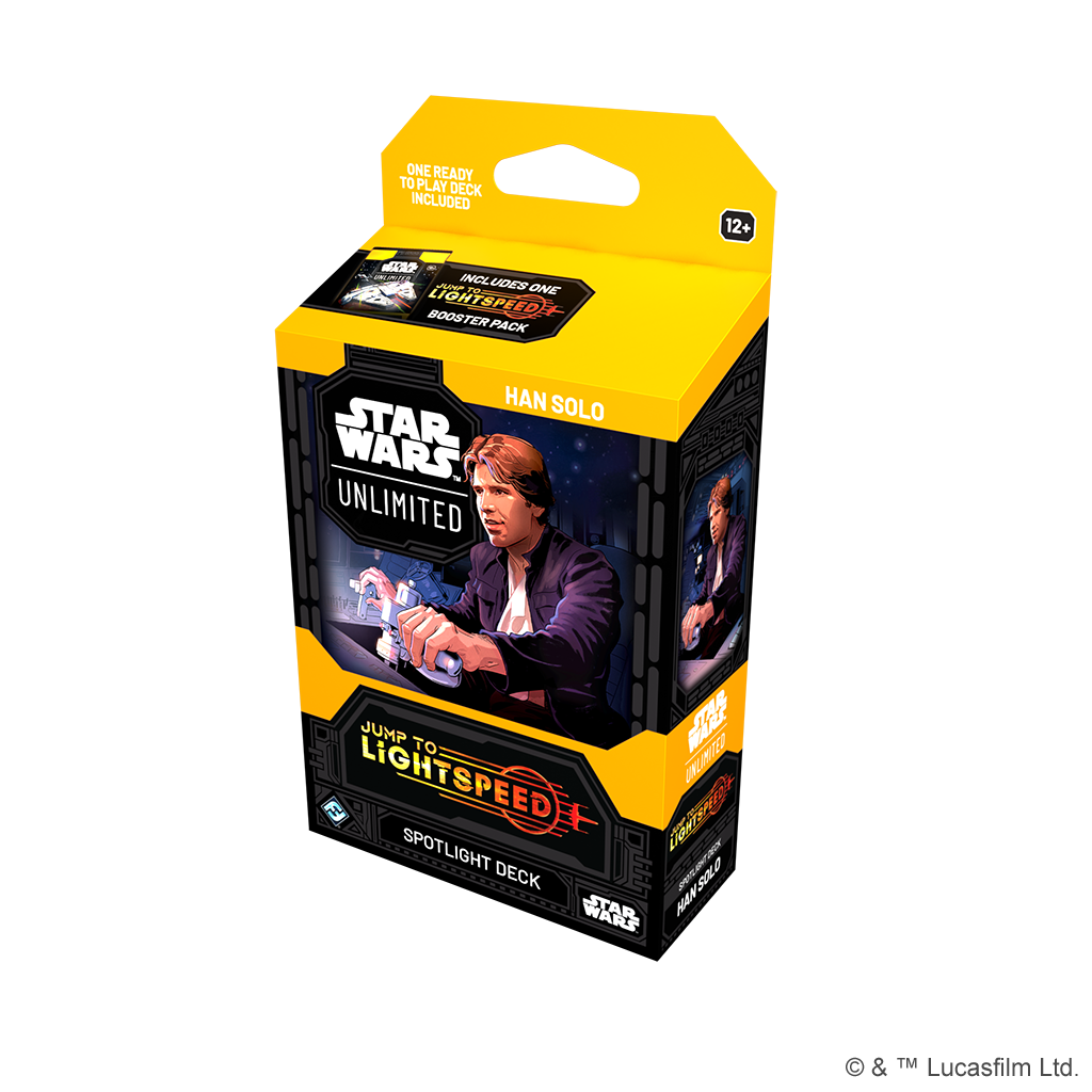 Star Wars Unlimited [JTL] Jump to Lightspeed Spotlight Deck (3 options) Trading Card Games Fantasy Flight JTL SD Han Solo