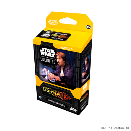 Star Wars Unlimited [JTL] Jump to Lightspeed Spotlight Deck (3 options) Trading Card Games Fantasy Flight JTL SD Han Solo