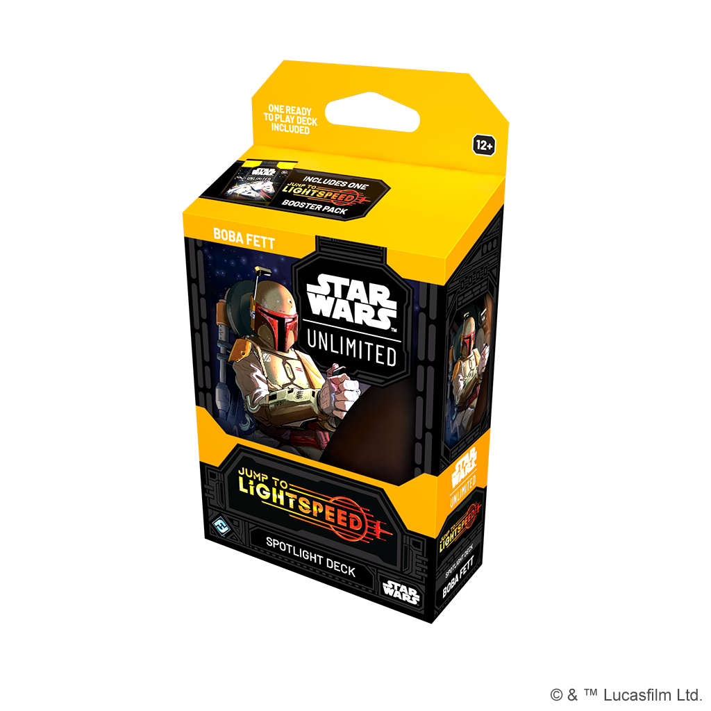 Star Wars Unlimited [JTL] Jump to Lightspeed Spotlight Deck (3 options) Trading Card Games Fantasy Flight JTL SD Boba Fett