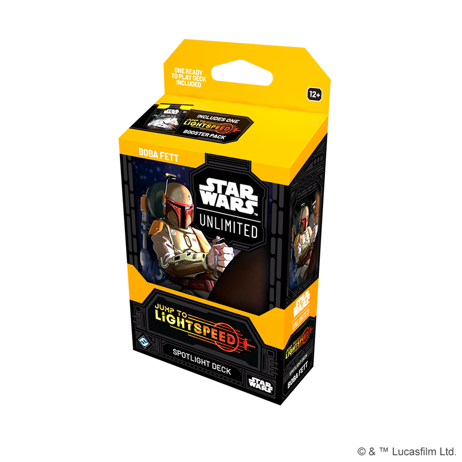 Star Wars Unlimited [JTL] Jump to Lightspeed Spotlight Deck (3 options) Trading Card Games Fantasy Flight JTL SD Boba Fett