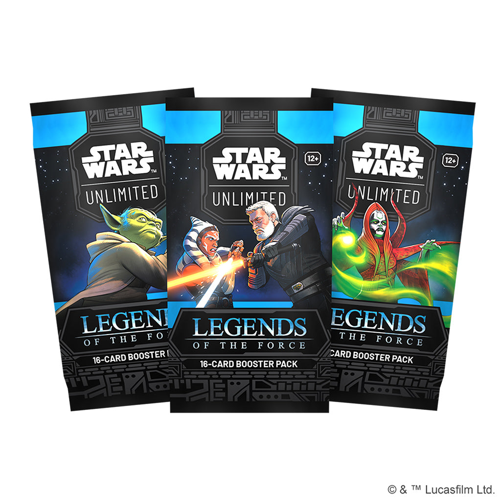 Star Wars Unlimited [LOF] Legends of the Force Boosters (2 options) Trading Card Games Fantasy Flight LOF Booster Pack