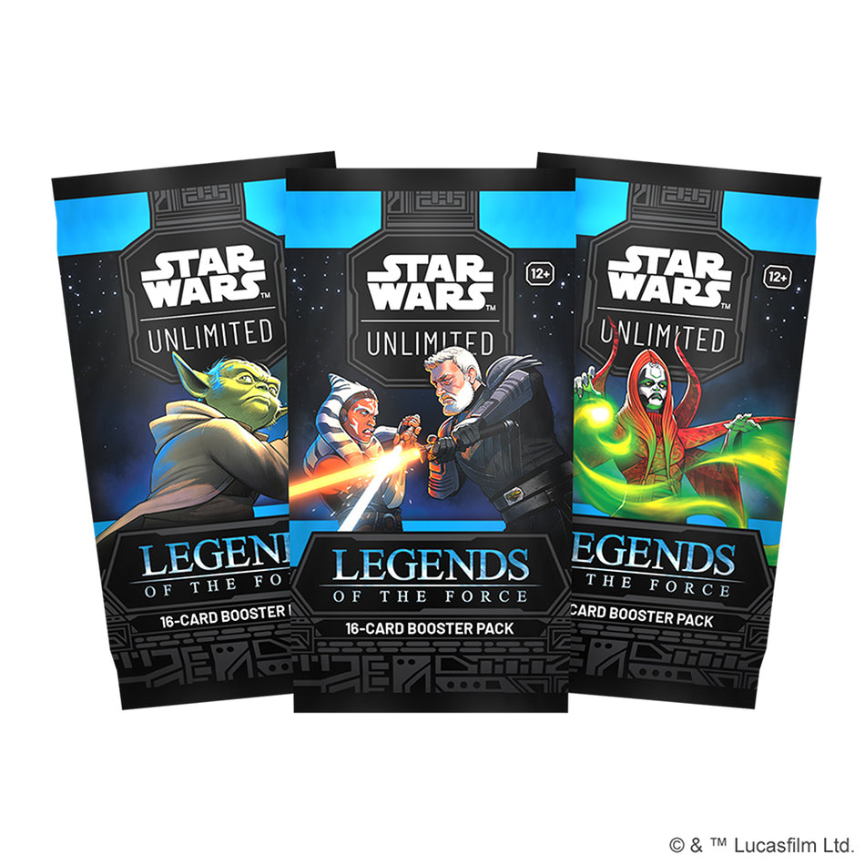 Star Wars Unlimited [LOF] Legends of the Force Boosters (2 options) Trading Card Games Fantasy Flight LOF Booster Pack