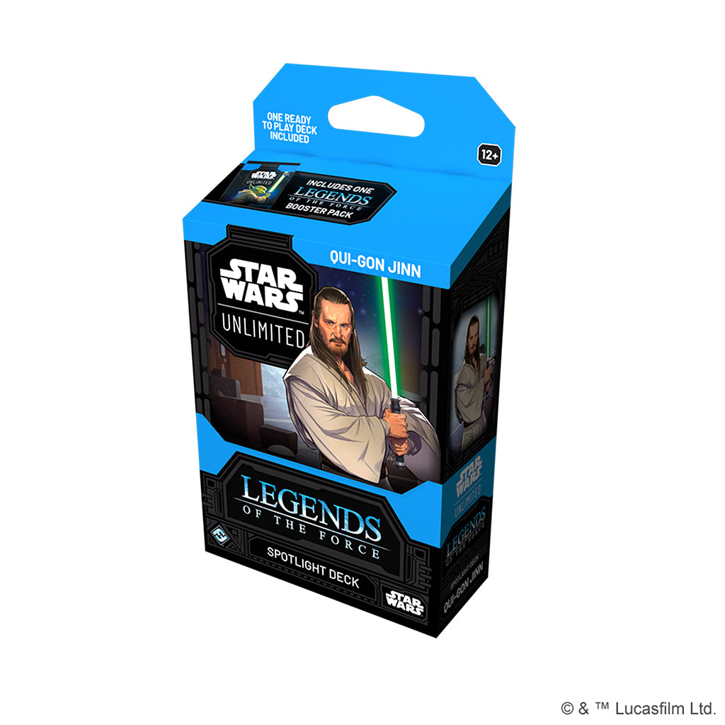 Star Wars Unlimited [LOF] Legends of the Force Spotlight Deck (3 options) Trading Card Games Fantasy Flight LOF SD Qui-Gon Jinn