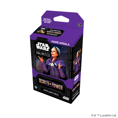 Star Wars Unlimited [SOP] Secrets of Power Spotlight Deck (3 options) Trading Card Games Fantasy Flight SOP SD Amidala