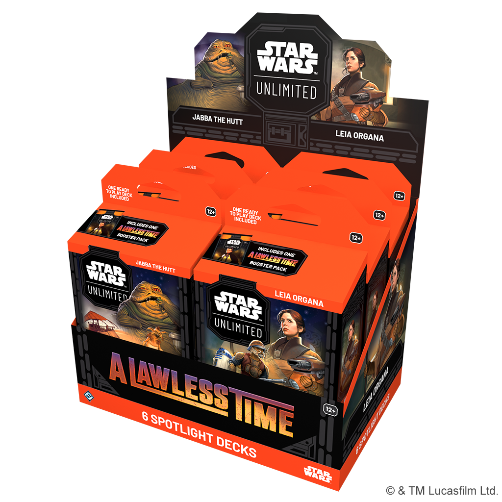 Star Wars: Unlimited - A Lawless Time: Spotlight Deck Trading Card Games Fantasy Flight ALT Spotlight Both Decks