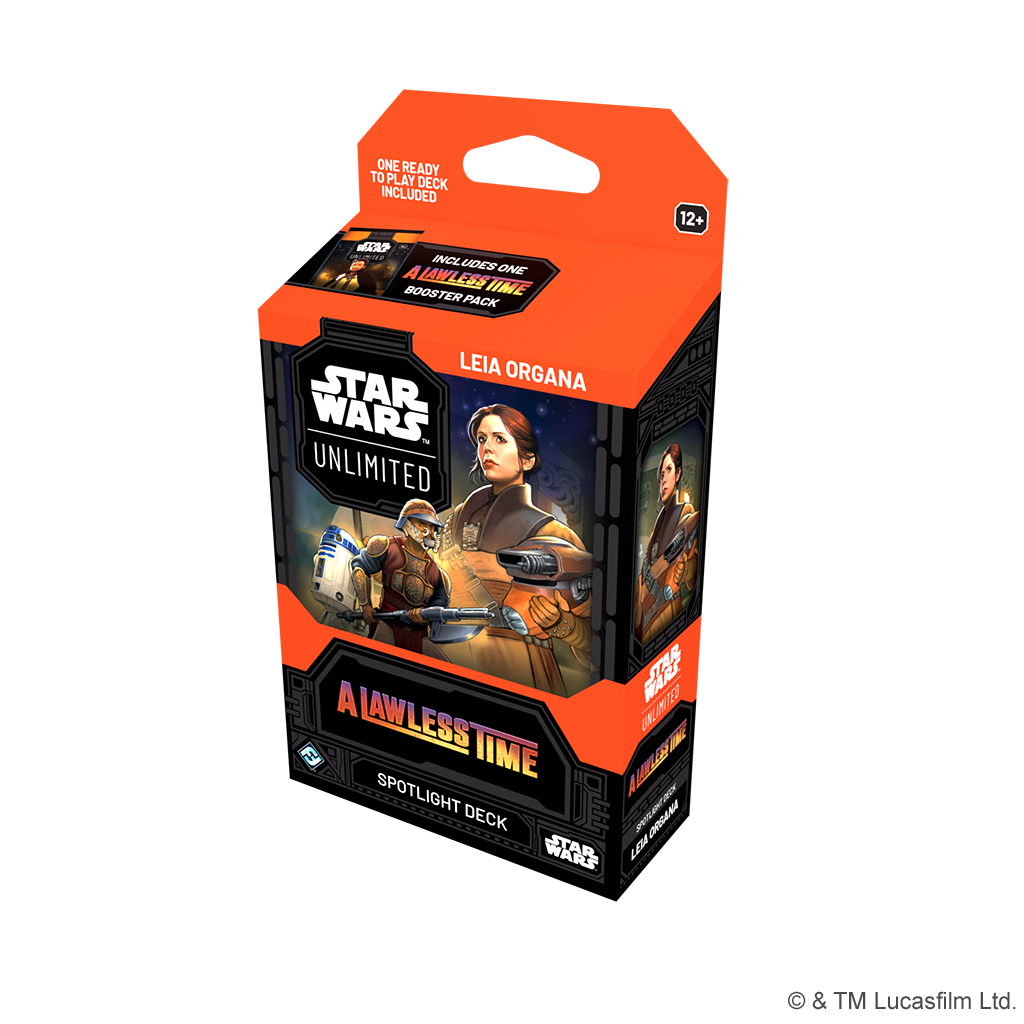 Star Wars: Unlimited - A Lawless Time: Spotlight Deck Trading Card Games Fantasy Flight ALT SD Leia