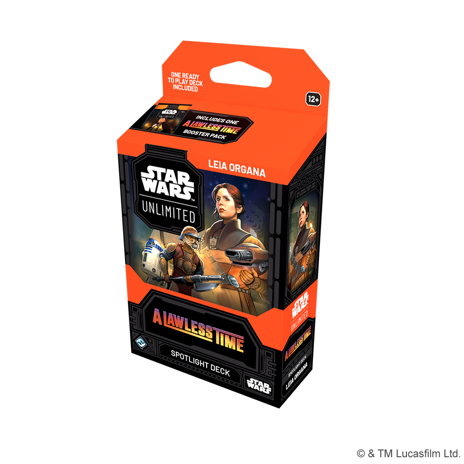 Star Wars: Unlimited - A Lawless Time: Spotlight Deck Trading Card Games Fantasy Flight ALT SD Leia