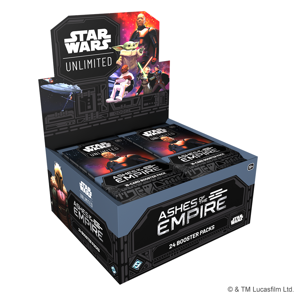 Star Wars Unlimited [ASH] Ashes of the Empire Boosters (2 options) Trading Card Games Fantasy Flight ASH Booster Box