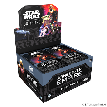 Star Wars Unlimited [ASH] Ashes of the Empire Boosters (2 options) Trading Card Games Fantasy Flight ASH Booster Box