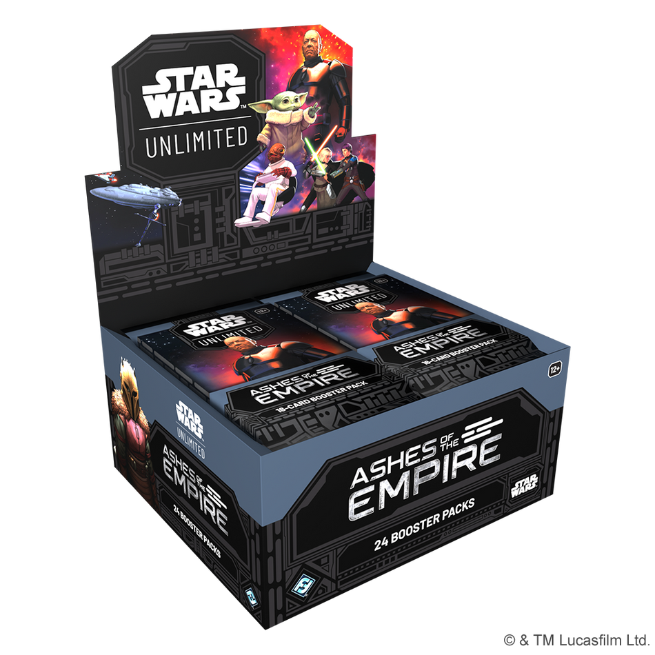 Star Wars Unlimited [ASH] Ashes of the Empire Boosters (2 options) Trading Card Games Fantasy Flight ASH Booster Box