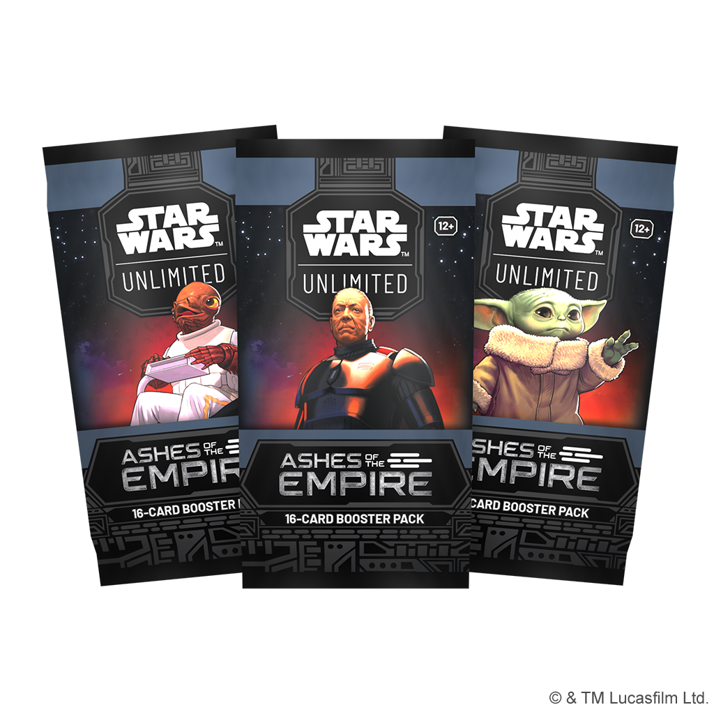 Star Wars Unlimited [ASH] Ashes of the Empire Boosters (2 options) Trading Card Games Fantasy Flight ASH Booster Pack
