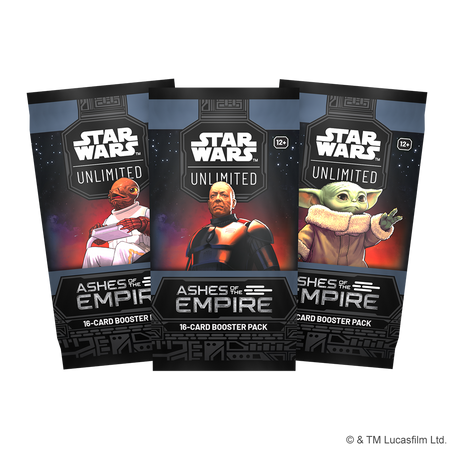 Star Wars Unlimited [ASH] Ashes of the Empire Boosters (2 options) Trading Card Games Fantasy Flight ASH Booster Pack