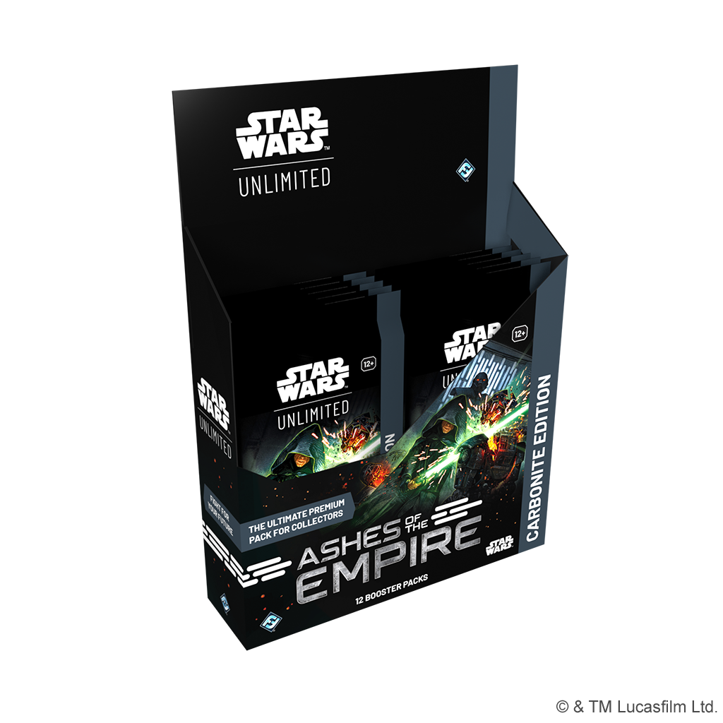 Star Wars Unlimited [ASH] Ashes of the Empire Carbonite Boosters (2 options) Trading Card Games Fantasy Flight ASH Carbonite Box