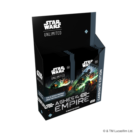 Star Wars Unlimited [ASH] Ashes of the Empire Carbonite Boosters (2 options) Trading Card Games Fantasy Flight ASH Carbonite Box