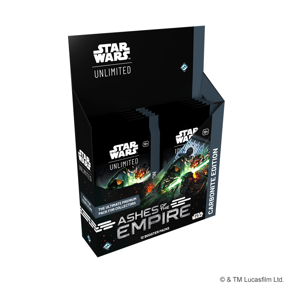 Star Wars Unlimited [ASH] Ashes of the Empire Carbonite Boosters (2 options) Trading Card Games Fantasy Flight ASH Carbonite Box