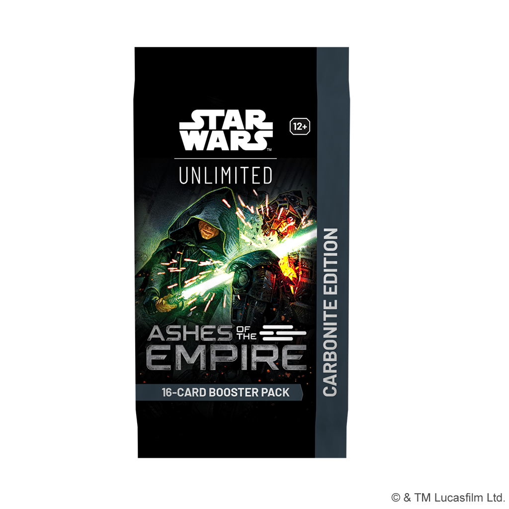 Star Wars Unlimited [ASH] Ashes of the Empire Carbonite Boosters (2 options) Trading Card Games Fantasy Flight ASH Carbonite Booster