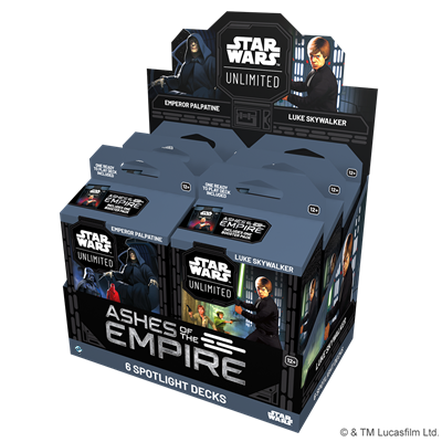 Star Wars: Unlimited - Ashes of the Empire: Spotlight Deck Trading Card Games Fantasy Flight AoE Spotlight Both Decks