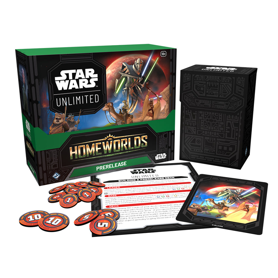 Star Wars: Unlimited – Homeworlds [HOM] Pre-Release Box Trading Card Games Asmodee HOM Pre-Release Kit