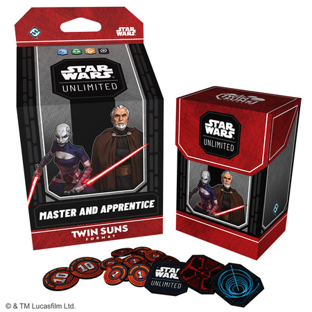 Star Wars: Unlimited – 2026 Twin Suns Deck Trading Card Games Fantasy Flight SWU TS Master and Apprentice