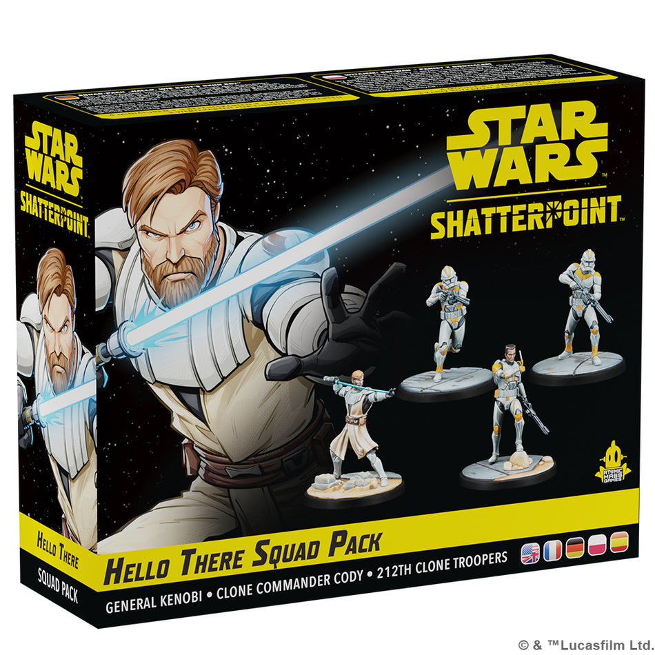 Star Wars Shatterpoint: Hello There Squad Pack Miniatures Atomic Mass Games   