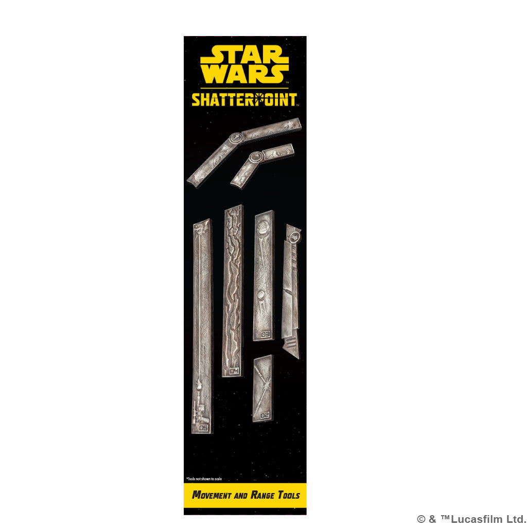 Star Wars Shatterpoint: Movement and Range Tools Miniatures Atomic Mass Games