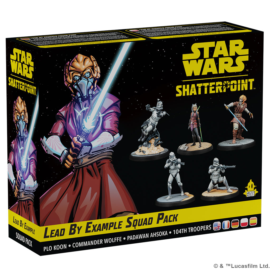 Star Wars Shatterpoint: Lead By Example Squad Pack Miniatures Atomic Mass Games   
